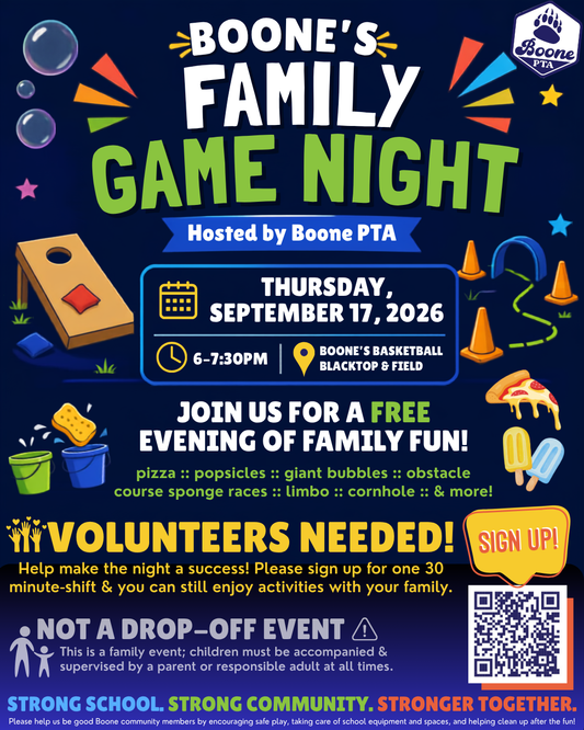 Boone's Family Game Night