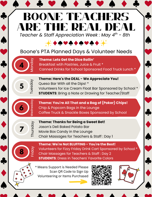 Teacher and Staff Appreciation Week