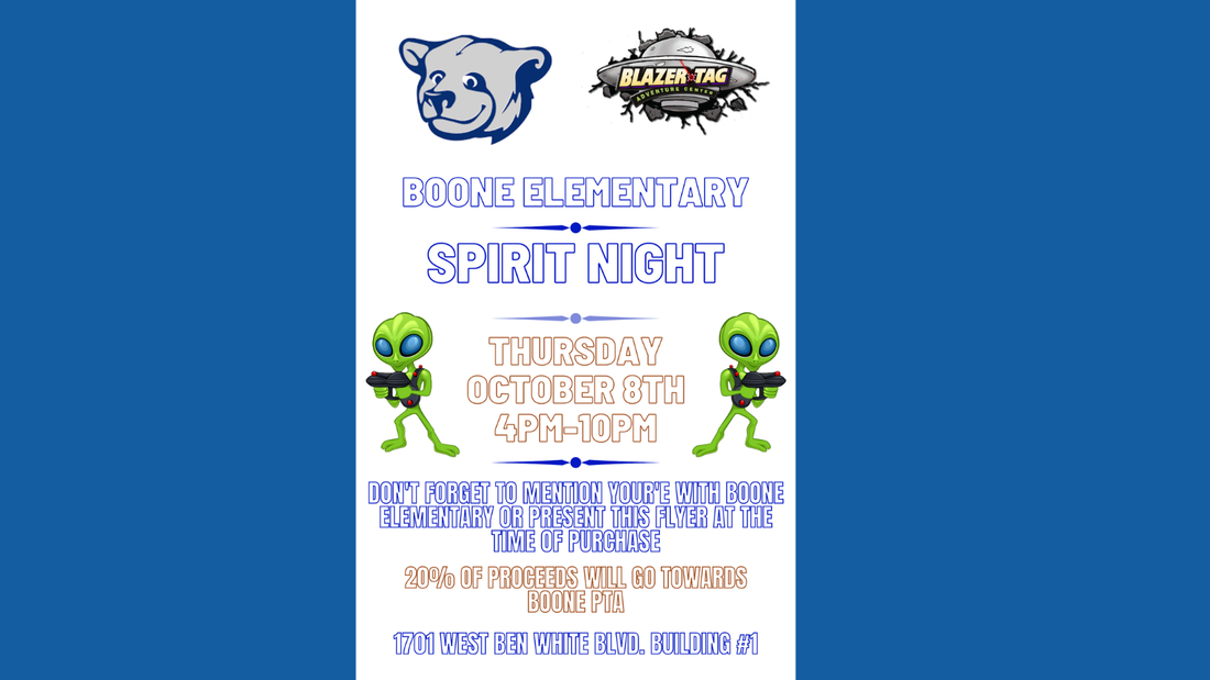 SPIRIT NIGHT: Blazer Lazer Tag