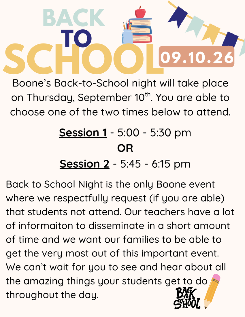 Back to School Night