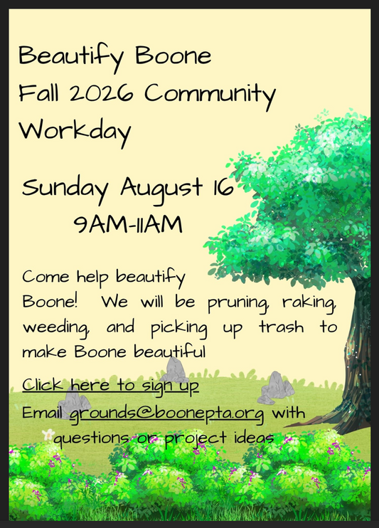 Boone Community Work Day