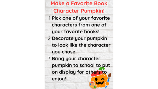 Make a Favorite Book Character Pumpkin!