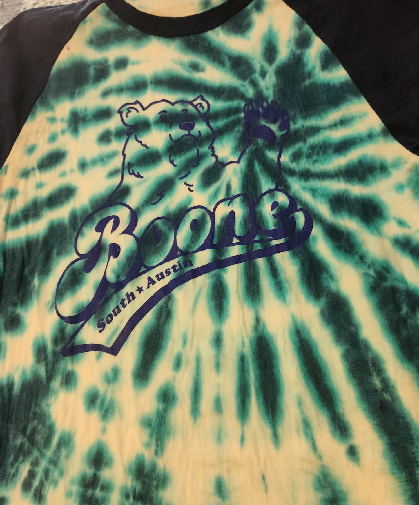 Tie-Dyed Baseball T-shirt